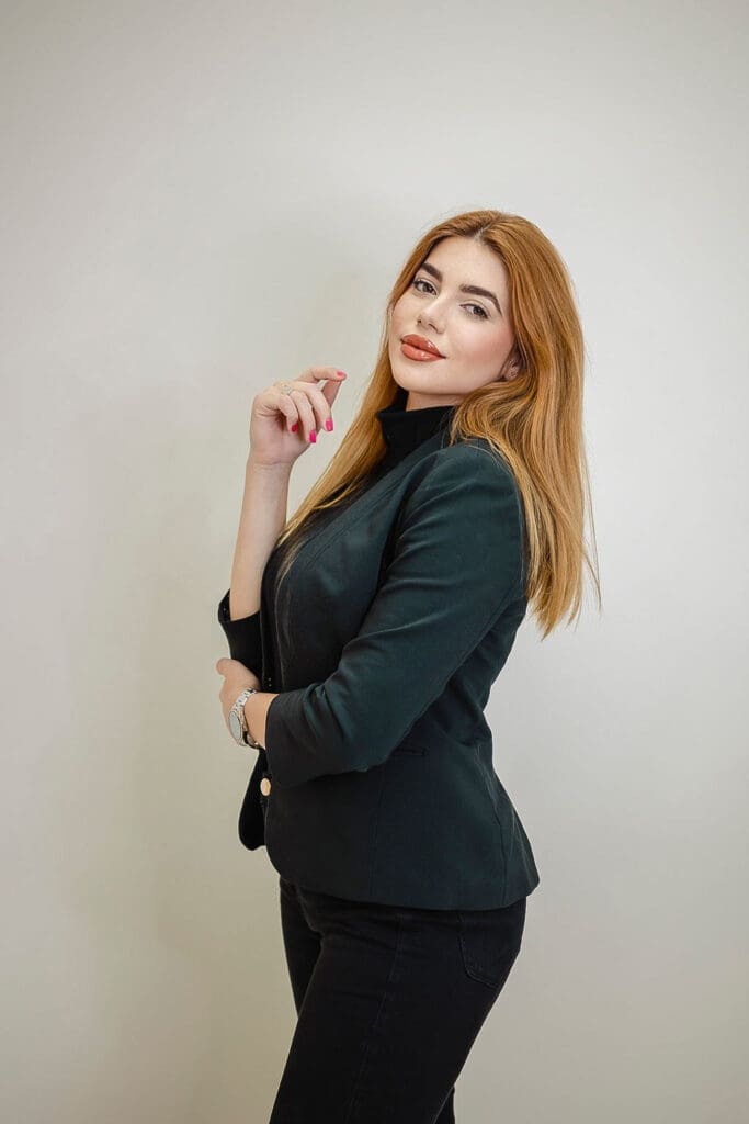 Editorial hair transformations by certified stylists specializing in color correction and dimensional highlights