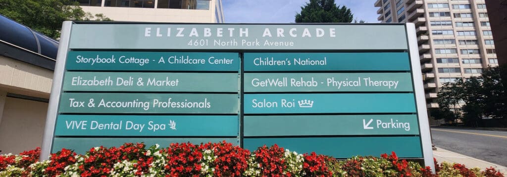 Elizabeth Arcade sign