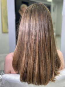 brunette balayage in Chevy Chase MD