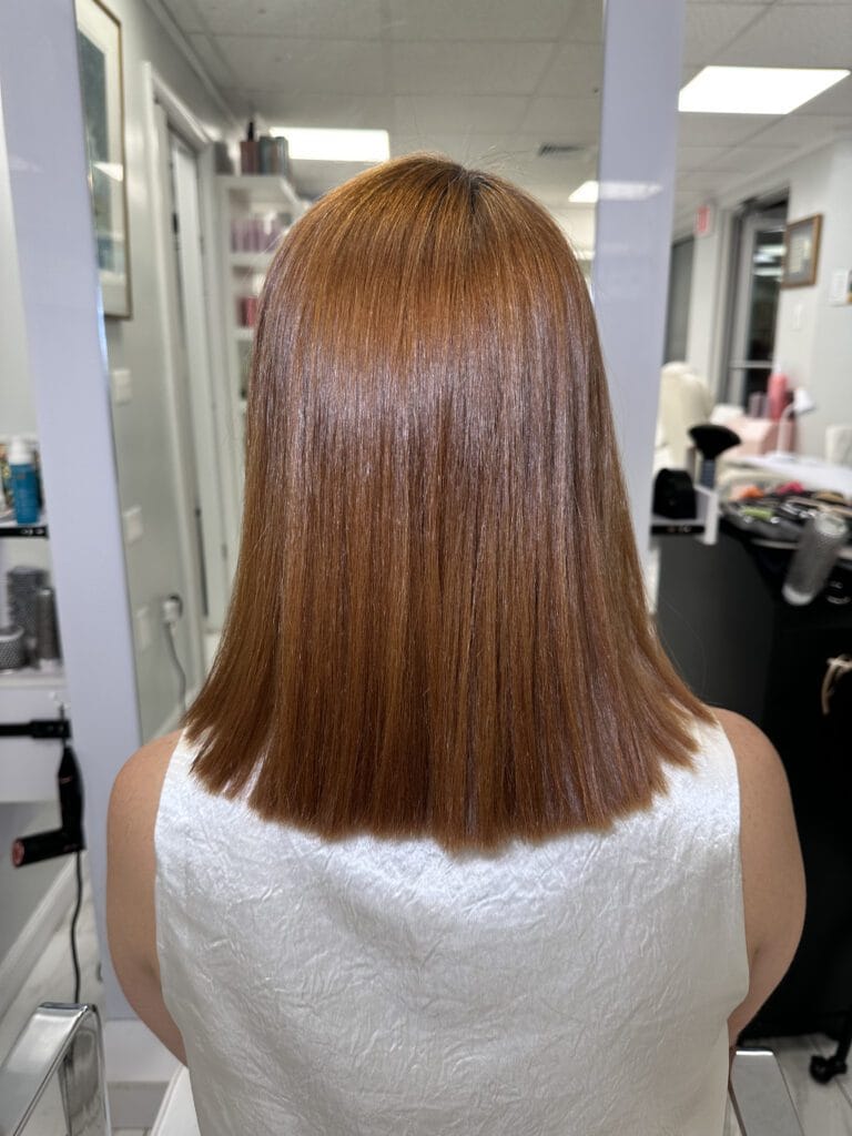 magic sleek straightening treatment