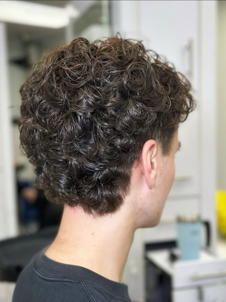 men's permanent wave